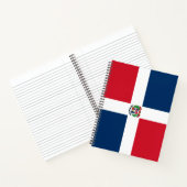 ドミニカ共和国国旗 ノートブック (内部)