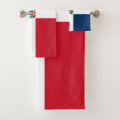 ドミニカ共和国国旗 バスタオルセット (インサイチュ)