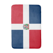 ドミニカ共和国国旗 バスマット (正面縦)