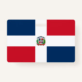 ドミニカ共和国国旗 バッジ (裏面)