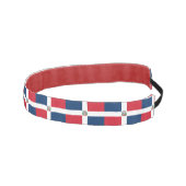 ドミニカ共和国国旗(ヘスリップまたは滑ることッドバンド) アスレチックヘッドバンド (右)