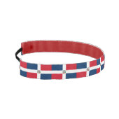 ドミニカ共和国国旗(ヘスリップまたは滑ることッドバンド) アスレチックヘッドバンド (左)