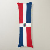 ドミニカ共和国国旗 ボディピロー (正面縦)