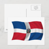 ドミニカ共和国国旗 ポストカード (正面/裏面)