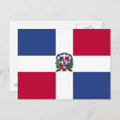 ドミニカ共和国国旗 ポストカード (正面/裏面)