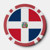 ドミニカ共和国国旗 ポーカーチップ (裏面)