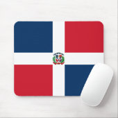 ドミニカ共和国国旗 マウスパッド (マウス)
