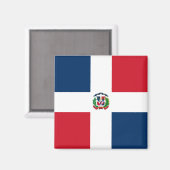 ドミニカ共和国国旗 マグネット (正面/裏面)