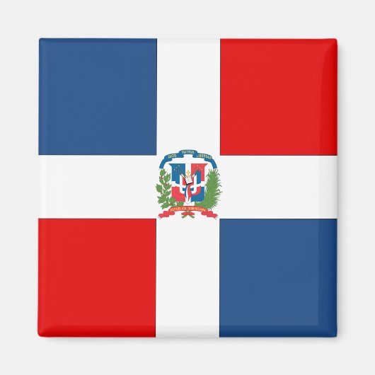 ドミニカ共和国国旗 マグネット (正面)