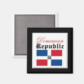 ドミニカ共和国国旗 マグネット (正面/裏面)