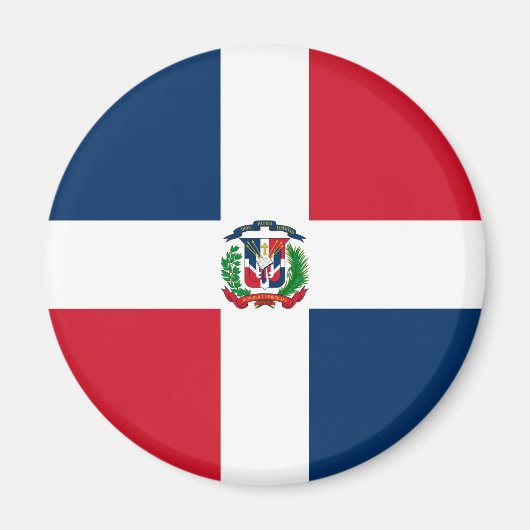 ドミニカ共和国国旗 マグネット (正面)
