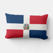 ドミニカ共和国国旗 ランバークッション (裏面)