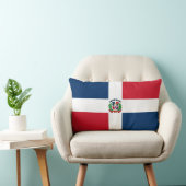 ドミニカ共和国国旗 ランバークッション (椅子)