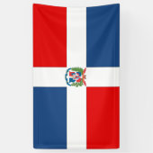 ドミニカ共和国国旗 横断幕 (縦)