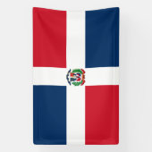 ドミニカ共和国国旗 横断幕 (縦)