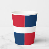 ドミニカ共和国国旗 紙コップ (右)