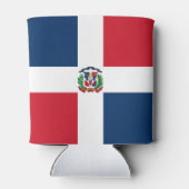 ドミニカ共和国国旗 缶クーラー (裏面)