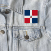 ドミニカ共和国国旗 缶バッジ (インサイチュ)