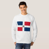 ドミニカ共和国国旗 Tシャツ (正面フル)