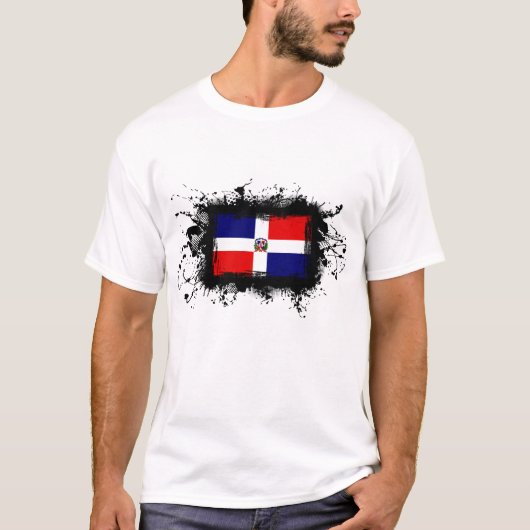 ドミニカ共和国国旗 Tシャツ (正面)