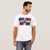 ドミニカ共和国国旗 Tシャツ (正面フル)