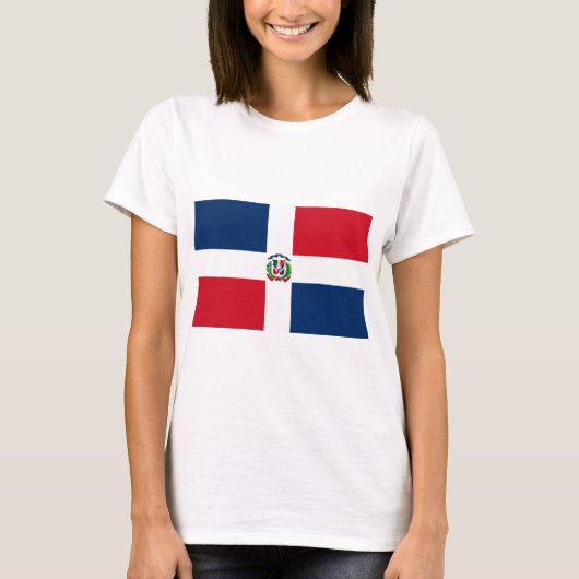 ドミニカ共和国国旗 Tシャツ (正面)