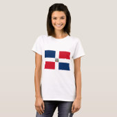 ドミニカ共和国国旗 Tシャツ (正面フル)