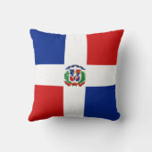 ドミニカ共和国国旗x旗まくら クッション (裏面)