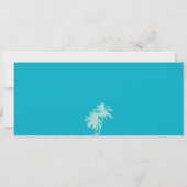 ドミニカ共和国搭乗券パームツリー 招待状 (裏面)