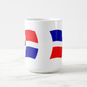 ドミニカ共和国旗マグカップ コーヒーマグカップ (中央)