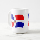 ドミニカ共和国旗マグカップ コーヒーマグカップ (正面左)