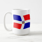 ドミニカ共和国旗マグカップ コーヒーマグカップ (左)