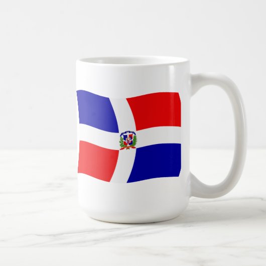 ドミニカ共和国旗マグカップ コーヒーマグカップ (右)