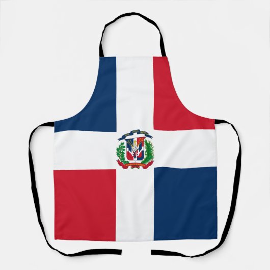ドミニカ共和国旗 エプロン (正面)