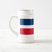 ドミニカ共和国旗 ビールジョッキ (左)