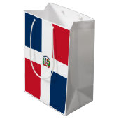 ドミニカ共和国旗 ミディアムペーパーバッグ (裏面アングル)