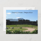 ドミニカ共和国砦 ポストカード (正面/裏面)