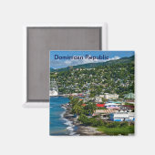 ドミニカ共和国磁石 マグネット (正面/裏面)