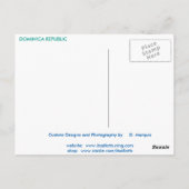 ドミニカ共和国3葉書 ポストカード (裏面)