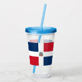 ドミニカ共和国 アクリルタンブラー (裏面)