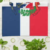 ドミニカ共和国 キッチンタオル (折り畳み)