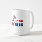 ドミニカ共和国 クリアバッグ | カリブ海 | スタジアム対応 コーヒーマグカップ (正面右)