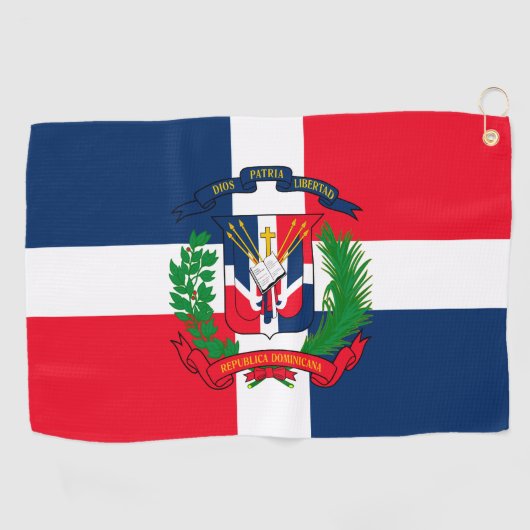 ドミニカ共和国 ゴルフタオル (横)