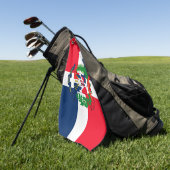 ドミニカ共和国 ゴルフタオル (グリーン)