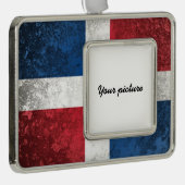 ドミニカ共和国 シルバープレートフレームオーナメント (右)