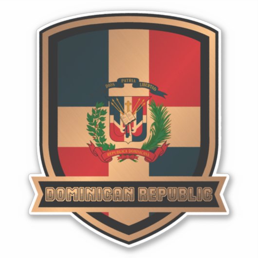 ドミニカ共和国 シール (正面)