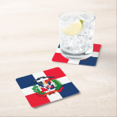 ドミニカ共和国 スクエアペーパーコースター (インサイチュ)