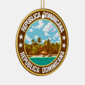 ドミニカ共和国 セラミックオーナメント (右)