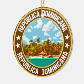 ドミニカ共和国 セラミックオーナメント (左)