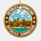 ドミニカ共和国 セラミックオーナメント (裏面)